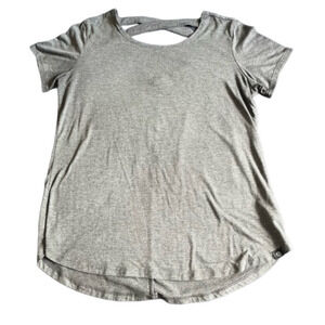Bally Total Fitness Yoga Top Women’s Gray Size Medium
